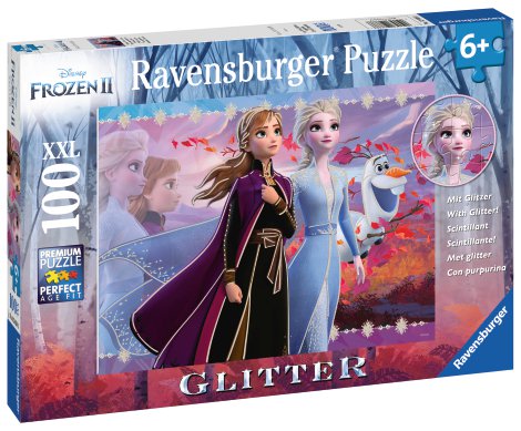 RAVENSBURGER Puzzle Disney Frozen Starke Schwestern 100-tlg.