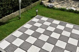 EBENSEER Pflasterstein Rivera Deluxe Weißgrau