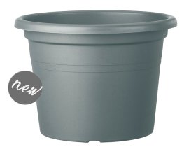 DEROMA Zylindertopf Aschgrau 25 cm