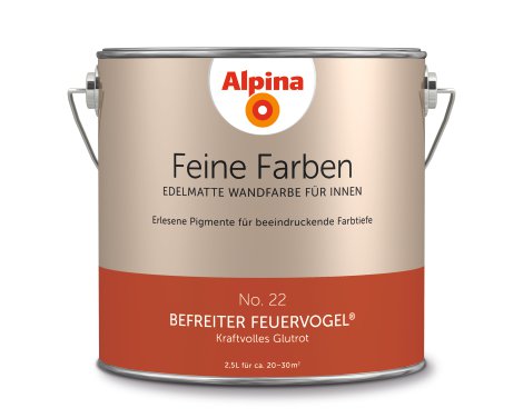 ALPINA Feine Farbe Befreiter Feuervogel 2,5 l