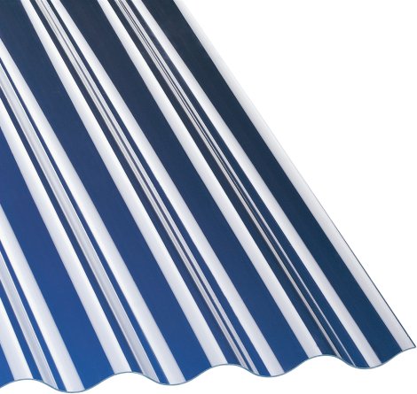 GUTTA Acryl Profilplatte 76/18 klar 3000x1045x1,5 mm
