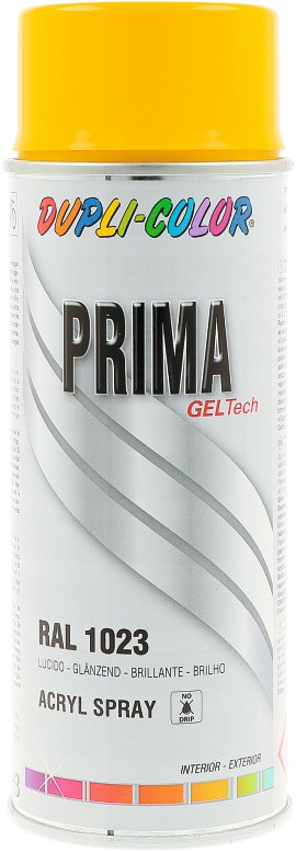 DUPLI-COLOR Lackspray Prima glänzend Verkehrsgelb 400 ml