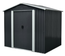 PERGART Gerätehaus Dresden II 86 Schiefer/Creme