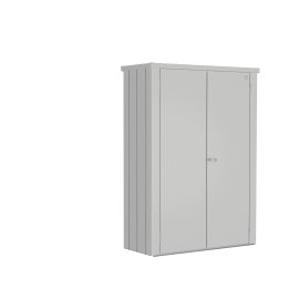 BIOHORT Terrassenschrank Romeo High, Silber-Metallic