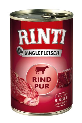 RINTI Hundenassfutter Singlefleisch Rind Pur 800 g