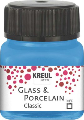KREUL Malfarbe Glass & Porcelain Classic Hellblau 20 ml