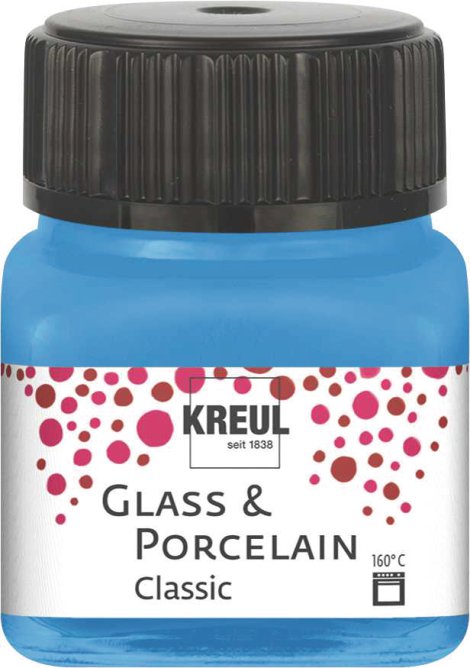 KREUL Malfarbe Glass & Porcelain Classic Hellblau 20 ml