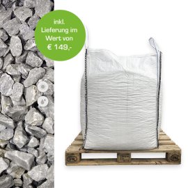 CASAFINO Bruchstein naturweiß 1000kg Bigbag