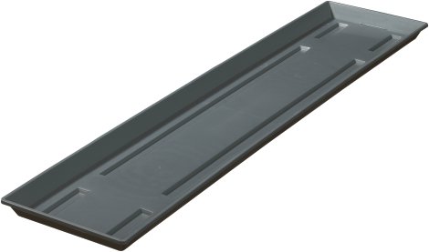 GELI Untersetzer Blumenkasten breit Anthrazit 80 cm