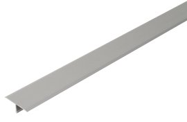 ALBERTS T-Abdeckprofil Aluminium 2,5 m, 25x7 mm
