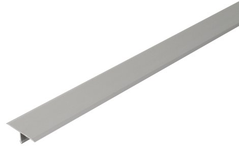 ALBERTS T-Abdeckprofil Aluminium 2,5 m, 25x7 mm