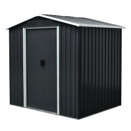 PERGART Gerätehaus Düsseldorf II 65 GLS Schiefer/Creme