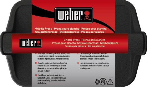 WEBER® Hamburgerpresse für Grillplatten