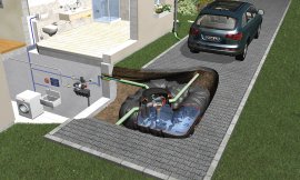 GRAF Flachtank Platin Hauspaket-ECO-Plus PKW-befahrbar 7500l