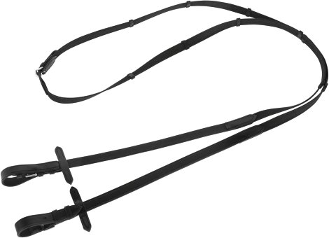 Anti-Slip-Gummizügel schwarz/braun, Full, 20 mm