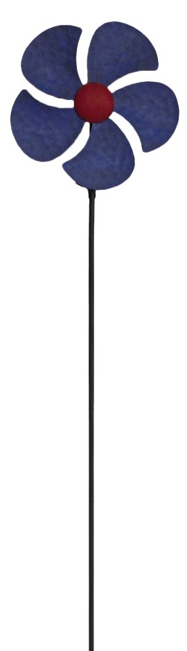 KENT LIVING Dekostecker Blume 29x4x130 cm blau