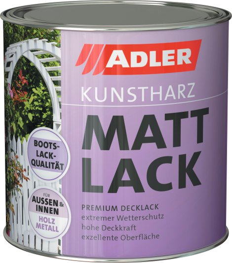 ADLER Kunstharz-Mattlack RAL3020, 375 ml