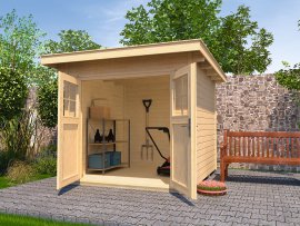 WEKA Gartenhaus 179 Natur