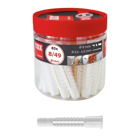 TOX Allzweckdübel 4AS-K 8x49 mm 85er-Pack