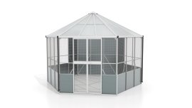 VITAVIA Vogelvoliere Circus 9000 Aluminium
