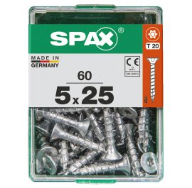 SPAX Schraube Senkkopf TRX 5,0x25 mm M 60 Stk.