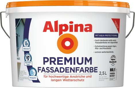 ALPINA Premium Fassadenfarbe 2,5 l