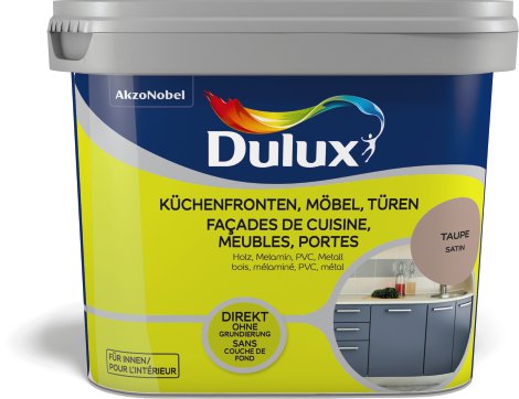 DULUX Farbe für Küchenmöbel und Türen Satin Taupe 0,75 l