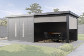 WOLFF FINNHAUS Sonnenrollo Anthrazit 30