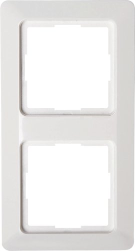 KOPP Unterputz Rahmen Milano 2-fach Weiß