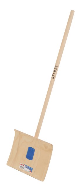 OFFNER Schneeschieber für Kinder mit Holzstiel