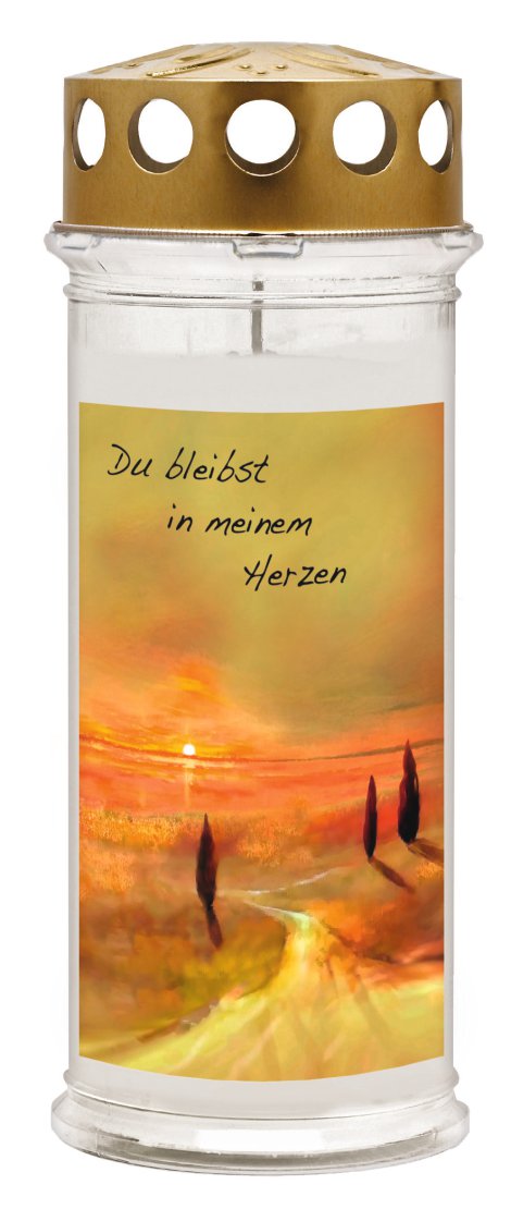 AMBROSIUS Grablicht Abendrot 7 Tage