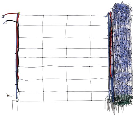 Pfahl Titannet Premium Vario Doppelspitze Weiß/Blau 50 m 122 cm