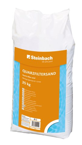 STEINBACH Quarzfiltersand Körnung 0,7 - 1,2 mm, 25kg