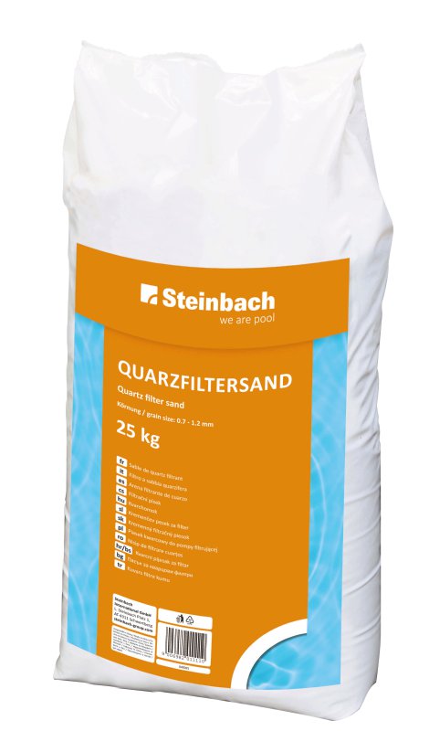 STEINBACH Quarzfiltersand Körnung 0,7 - 1,2 mm, 25kg