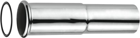 CORNAT Verlängerungsrohr Messing Chrom 32x125 mm