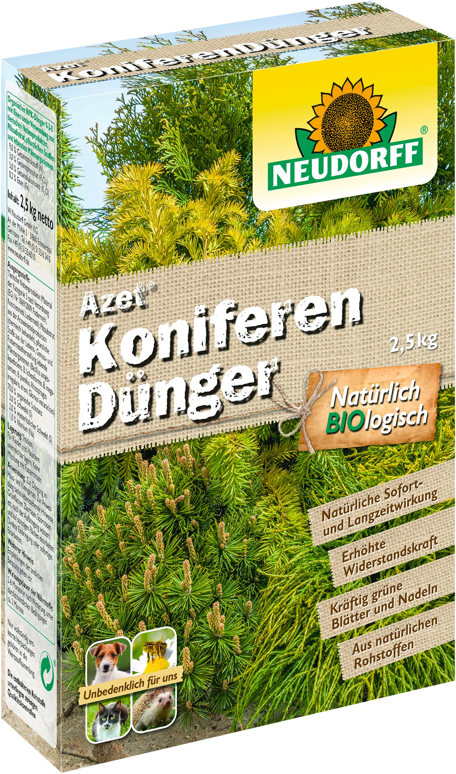 NEUDORFF® Azet KoniferenDünger 2,5 kg