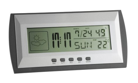 Wetterstation Digital Silber/Anthrazit