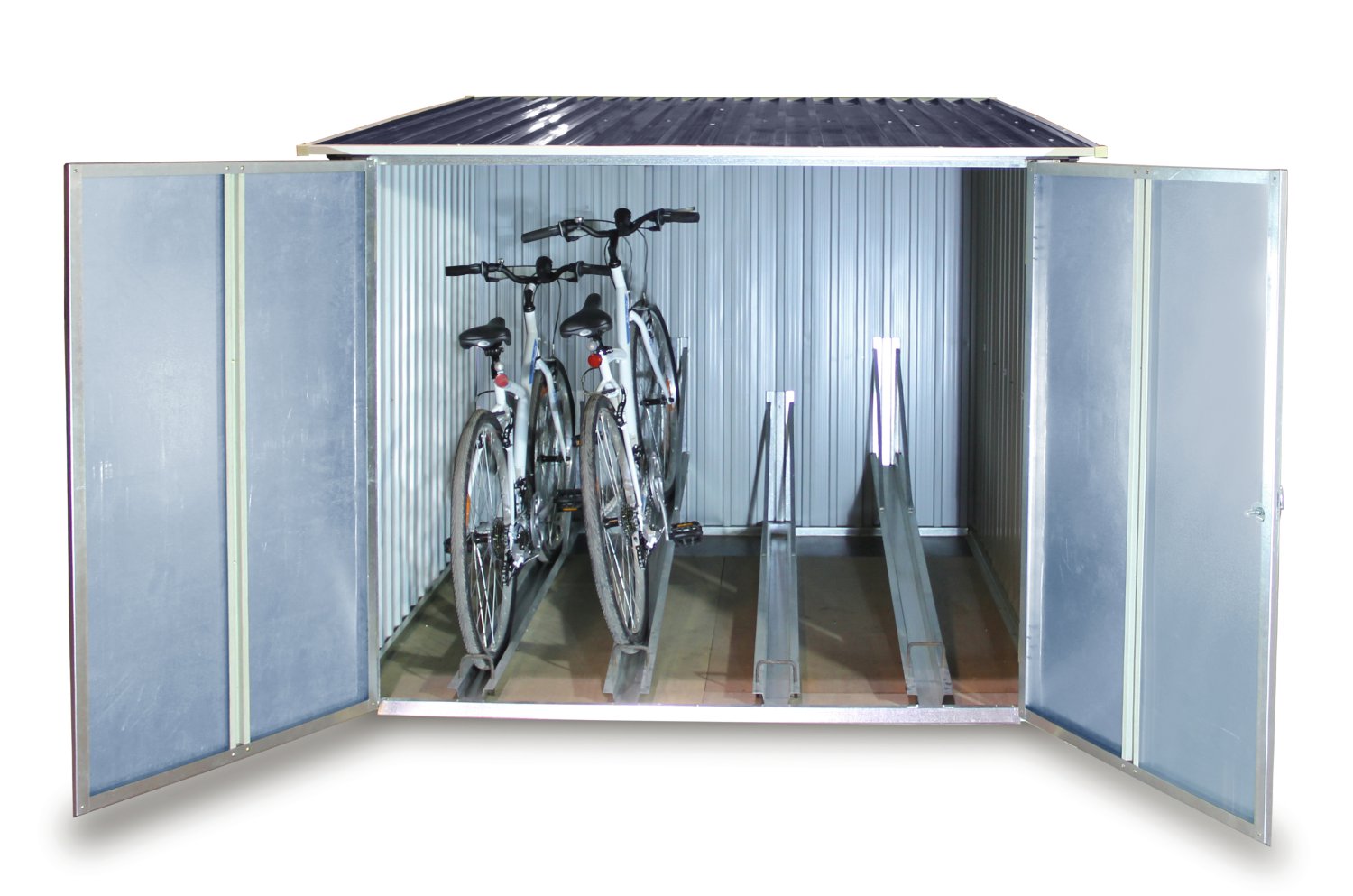 TEPRO Fahrradbox Anthrazit/Weiß 191,6x191,6x142,5 cm