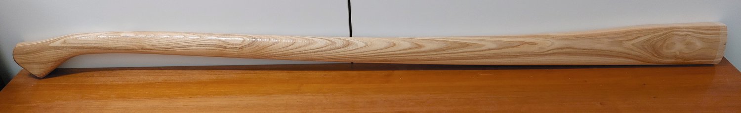 Schlupfsappelstiel Esche lackiert 115 cm