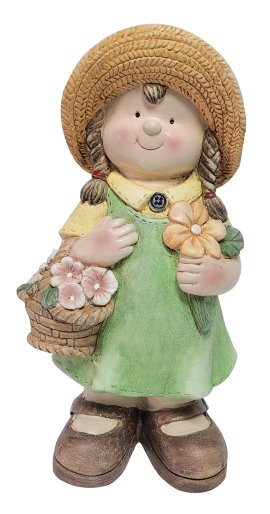 KENT LIVING  Dekofigur Blumenmädchen 20x16,5x38,8 cm