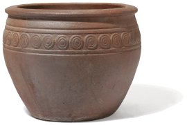 Pflanzgefäß Lindau Steinzeug Braun 55 cm