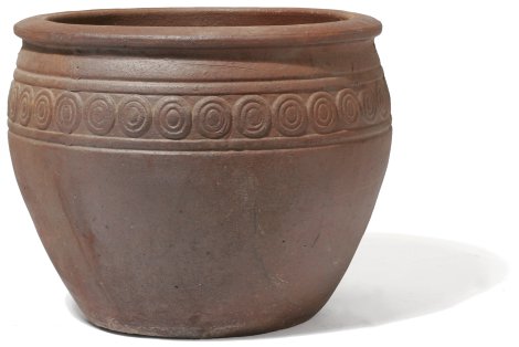 Pflanzgefäß Lindau Steinzeug Braun 55 cm