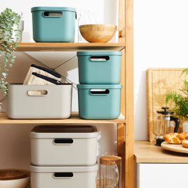 ROTHO Aufbewahrungsbox Albu LGT Mistelweiß