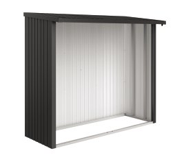 BIOHORT Rückwand für WoodStock® 230, 217,5x1,1x196,5 cm, Dunkelgrau-Metallic