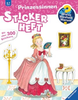 RAVENSBURGER Buch Stickerheft Prinzessinnen