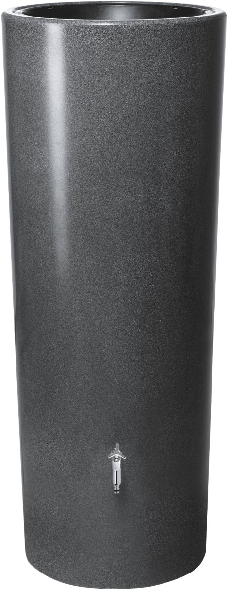 SCHÜTTER 2in1 Color-Regentank mit Schale Dunkelgrau