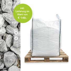 CASAFINO Bruchstein naturweiß 1000kg Bigbag