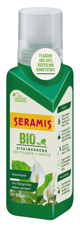 SERAMIS Bio-Vitalnahrung für Pflanzen und Kräuter 200 ml