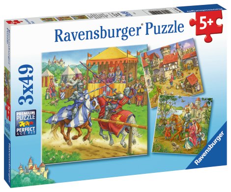 RAVENSBURGER Puzzle Ritterturnier im Mittelalter