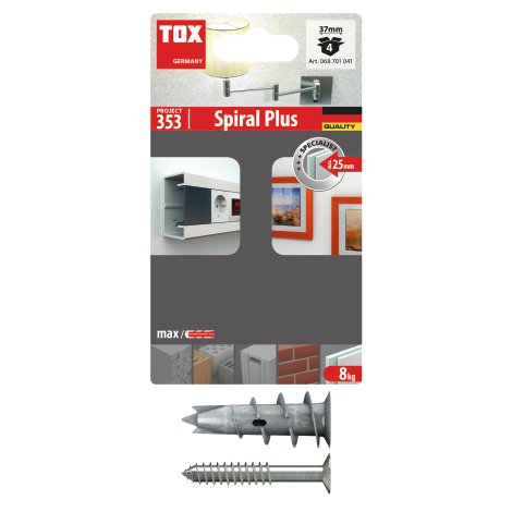 TOX Gipskartondübel GD37-4, 4er-Pack